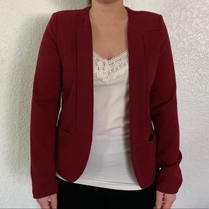 Tobi Burgundy Blazer